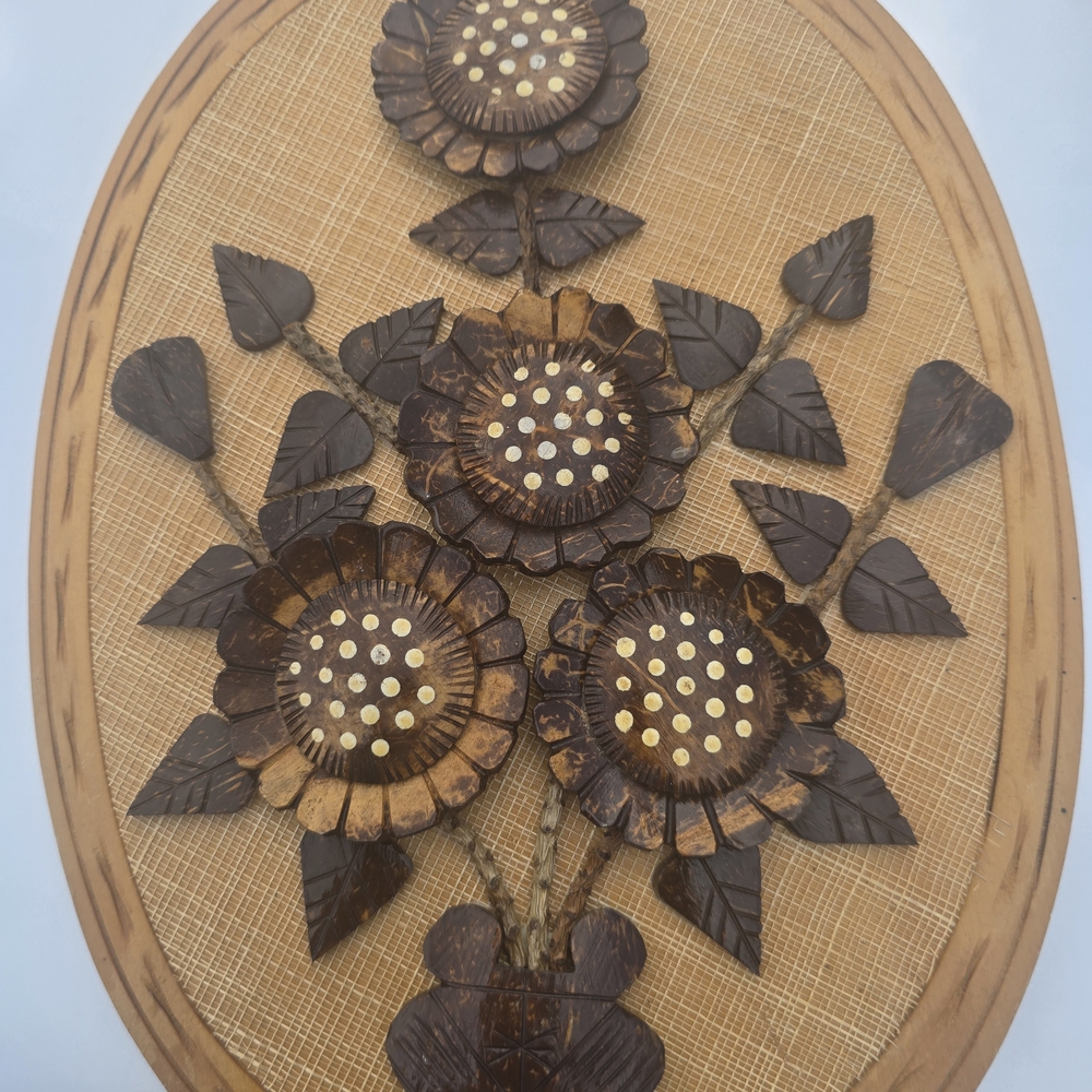 Wooden Floral Wall Art